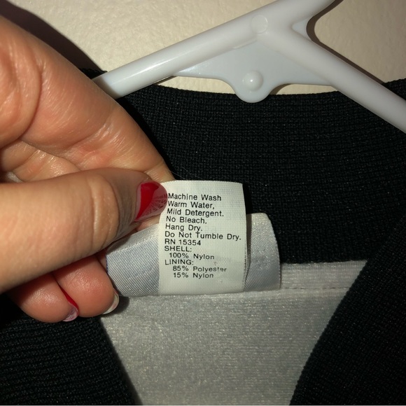 Vintage 1980s Embroidered Minute Maid Nylon Bomber Jacket - Picture 4 of 6